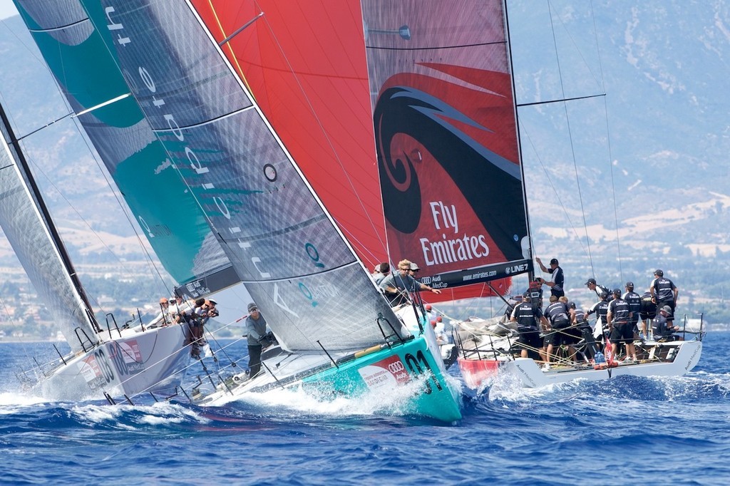 Emirates Team New Zealand NZL380 day three, Sardinia Trophy, Audi MedCup 23/7/2009 © Emirates Team New Zealand / Photo Chris Cameron ETNZ 