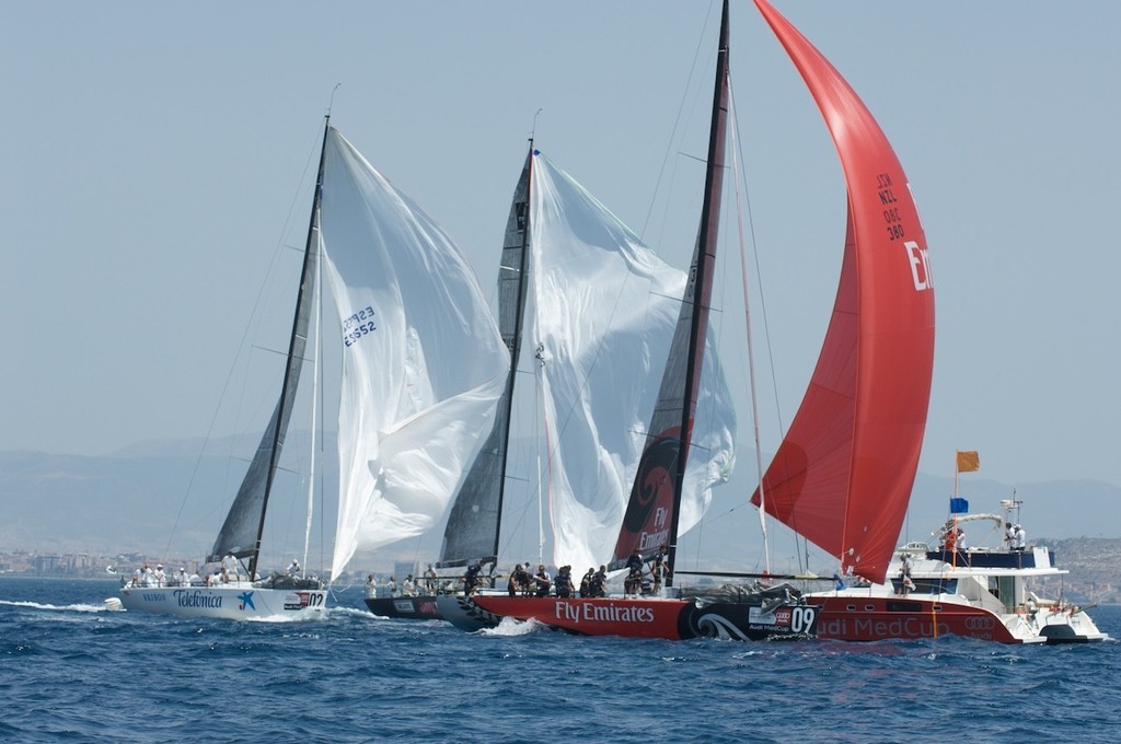 Emirates Team New Zealand NZL380 day five, Sardinia Trophy, Audi MedCup 25/7/2009 © Emirates Team New Zealand / Photo Chris Cameron ETNZ 