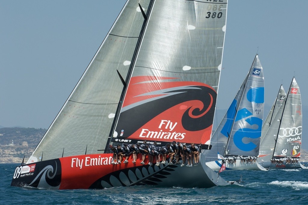 The new Georgia is a modified version of the Emirates Team NZ TP52 © Emirates Team New Zealand / Photo Chris Cameron ETNZ 