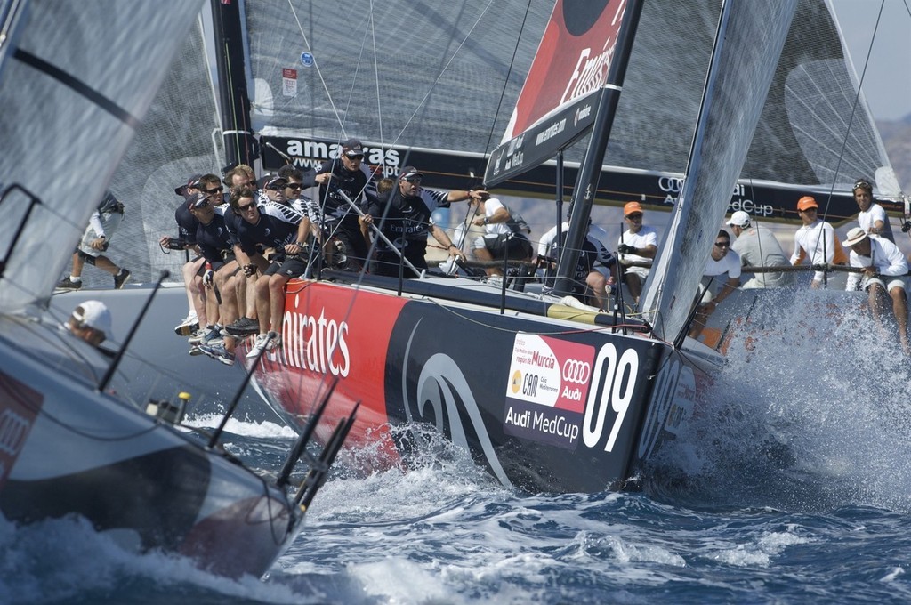 Emirates Team New Zealand NZL380 in the final race of the Caja Mediterra´neo Region of Murcia Trophy, MedCup 2009. 19/9/200 © Emirates Team New Zealand / Photo Chris Cameron ETNZ 