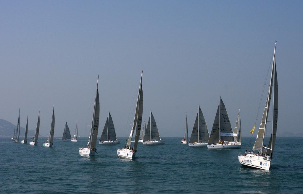 China Cup 2008 - Beneteau 40.7s as far as the eye can see  © Guy Nowell http://www.guynowell.com