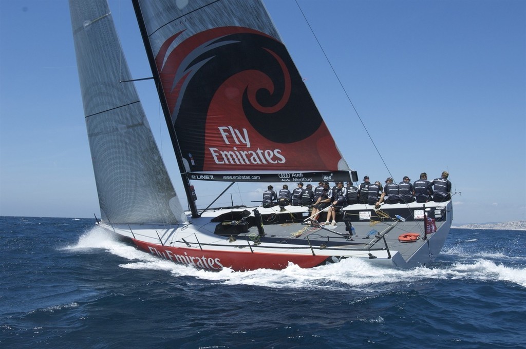 Emirates Team New Zealand NZl380 . Day two of the Trophee de Marseille, MedCup 2009 regatta.  &copy; Emirates Team New Zealand / Photo Chris Cameron ETNZ 