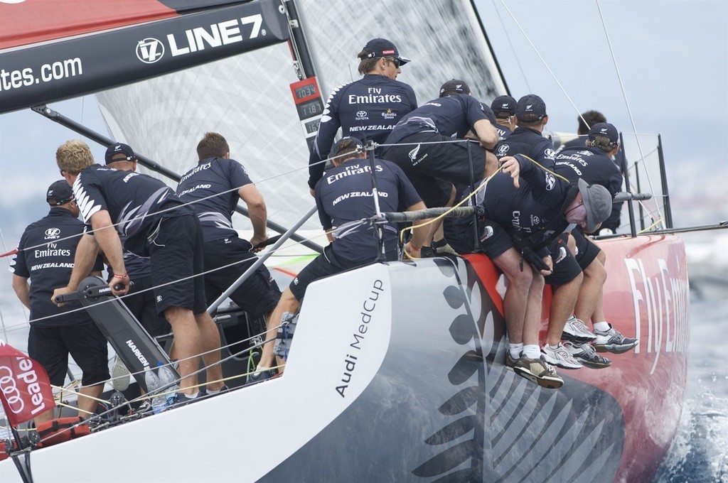 Emirates Team New Zealand crew celebrate winning the Trophee de Marseille, MedCup 2009 regatta. 14/6/2009 © Emirates Team New Zealand / Photo Chris Cameron ETNZ 