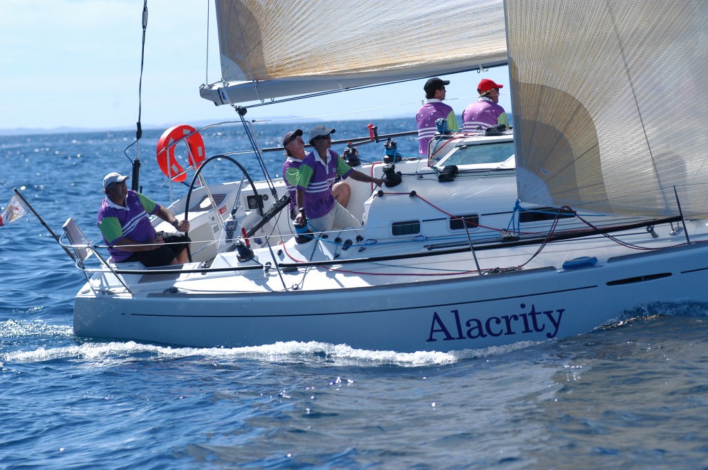Alacrity winner of Club Marine Commodore’s Cup in 2006 and 2007. Photo: www.kenyonsportsphotos.com.au photo copyright Southport Yacht Club http://www.southportyachtclub.com.au taken at  and featuring the  class