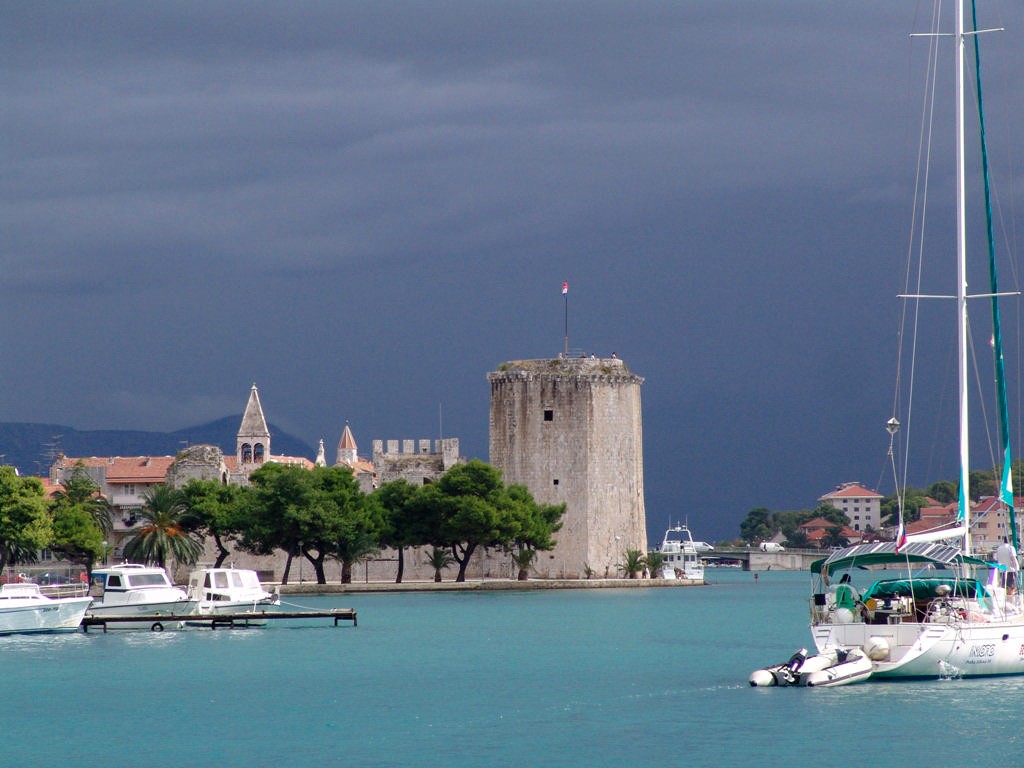 Calm before the storm Trogir  © Ian & Andrea Treleaven