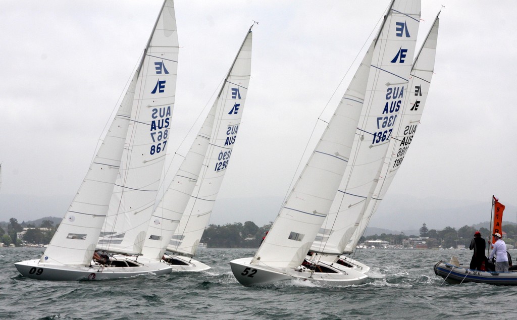 Chill Pill (Rob Bird) leads Fantazia (Tom Braidwood) - Murphy & Nye 2010 Etchells Australian Championship photo copyright Sail-World.com /AUS http://www.sail-world.com taken at  and featuring the  class