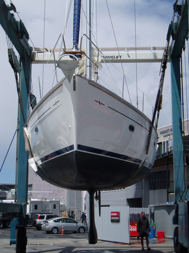 Bavaria 44 Vision ``Claymoore`` launch - Claymoore bow on photo copyright International Marine Brokers New Zealand www.internationalmarine.co.nz taken at  and featuring the  class