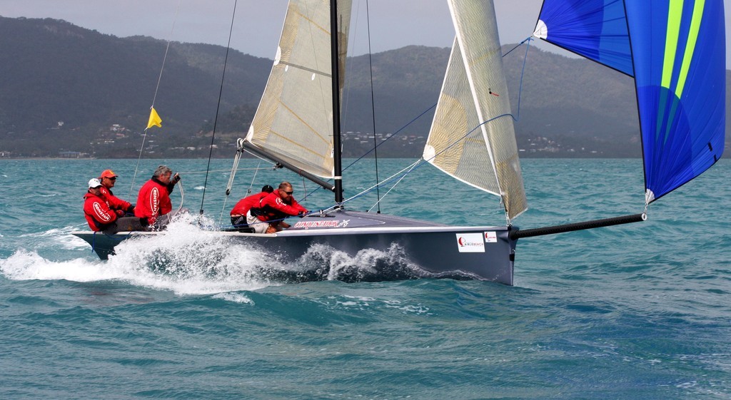 Conquistador (Sports Boats). Day 5 Meridien Marinas Airlie Beach Race Week 2009  
 photo copyright Sail-World.com /AUS http://www.sail-world.com taken at  and featuring the  class