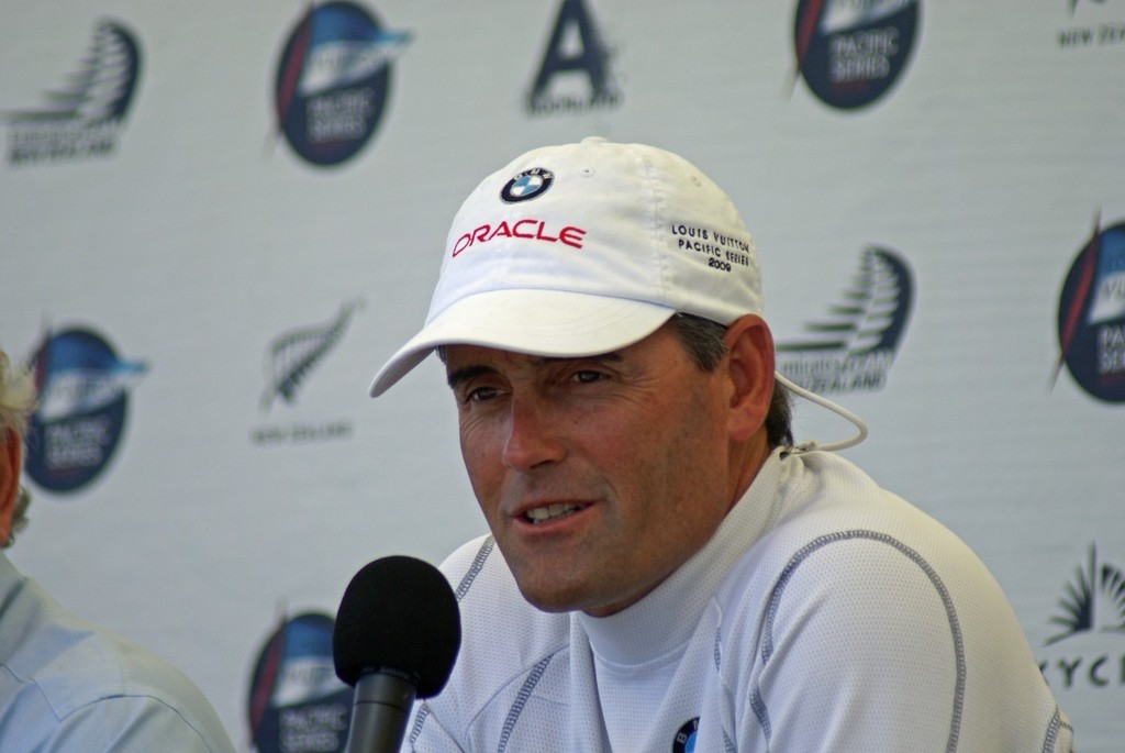 Sir Russell Coutts  at the Louis Vuitton Pacific Series.  © Richard Gladwell www.photosport.co.nz