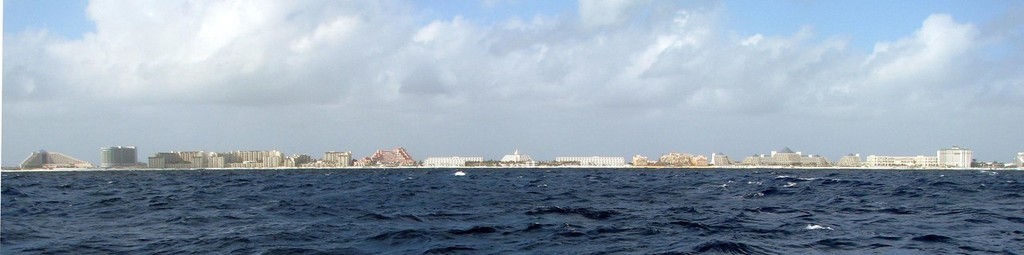 Cozumel from the water looks like Las Vegas.JPG photo copyright 4Wheelers taken at  and featuring the  class