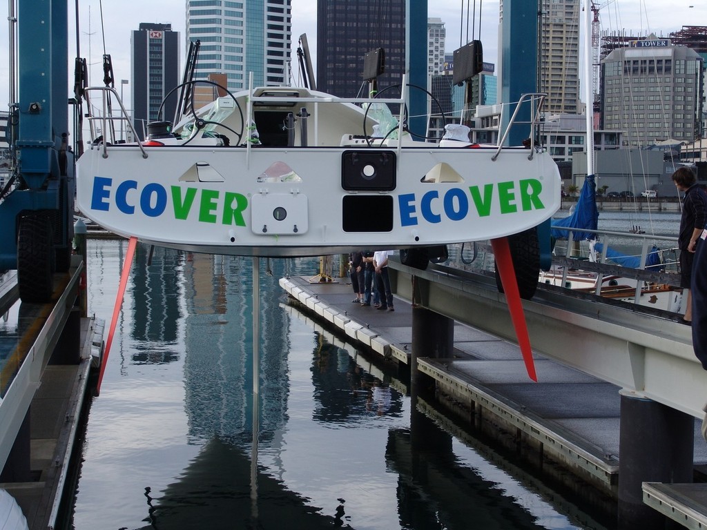 Ecover launching at Auckland’s Viaduct Harbour © Richard Gladwell www.photosport.co.nz
