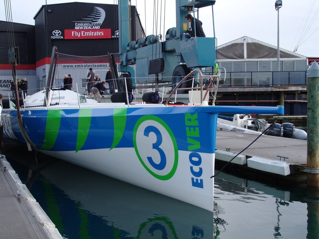 Ecover launching at Auckland’s Viaduct Harbour © Richard Gladwell www.photosport.co.nz