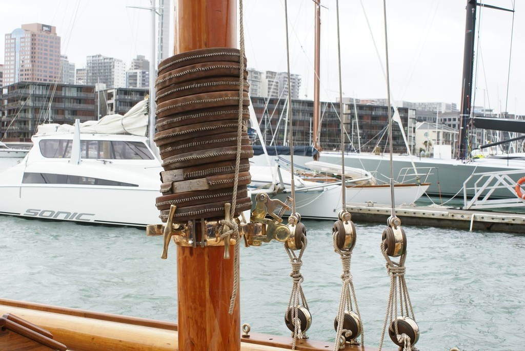 Thelma - mainsail rings photo copyright Richard Gladwell www.photosport.co.nz taken at  and featuring the  class