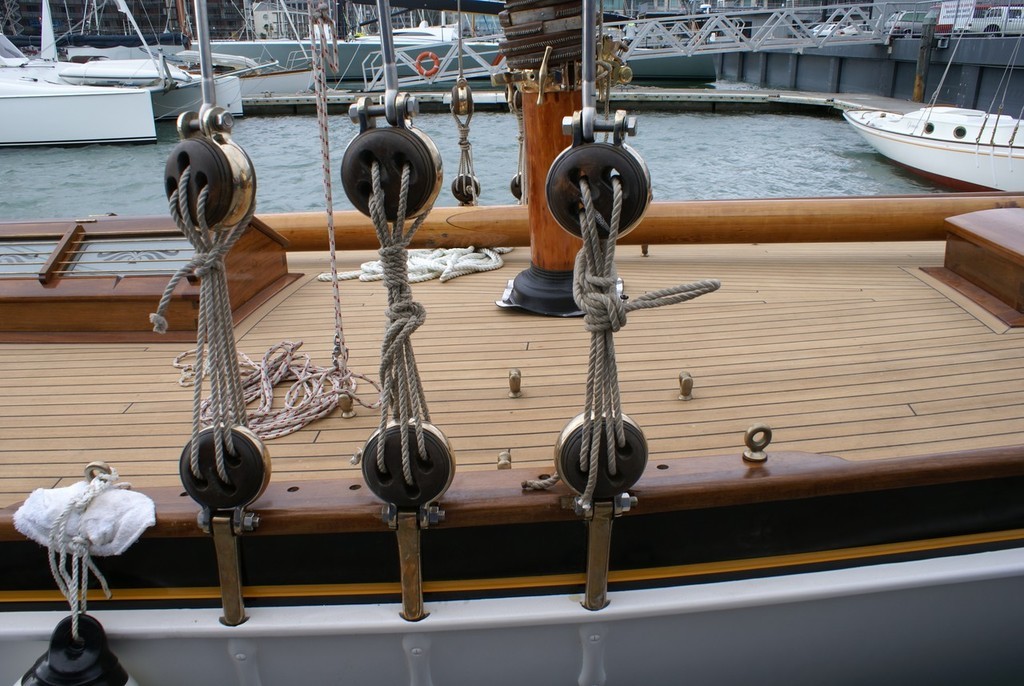 Thelma - rigging detail photo copyright Richard Gladwell www.photosport.co.nz taken at  and featuring the  class