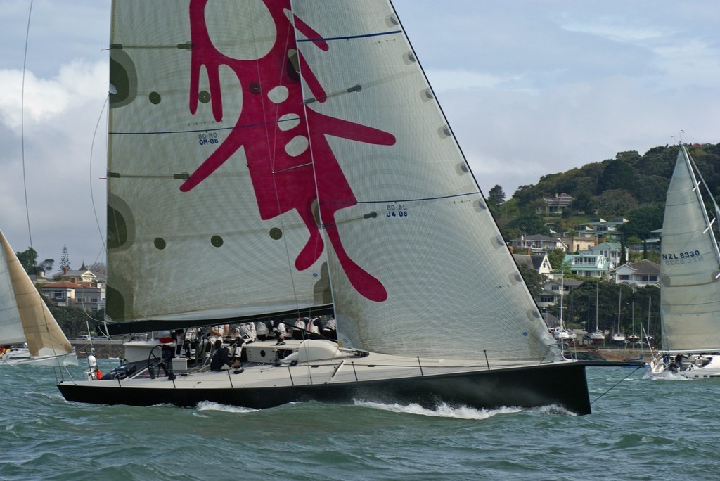 The Cookson built Farr 55, Living Doll (AUS) at the start of the 2008 HSBC Premier Coastal Classic © Richard Gladwell www.photosport.co.nz