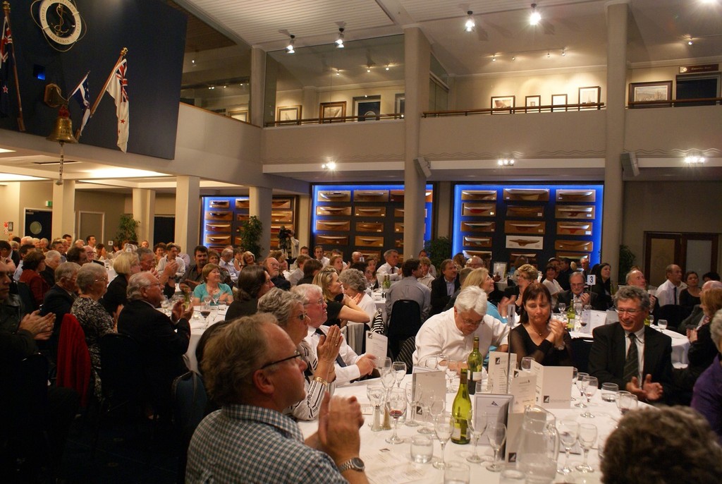 The Yachting Excellence Awards were staged in the hallowed hall of the Royal New Zealand yacht Squadron © Richard Gladwell www.photosport.co.nz