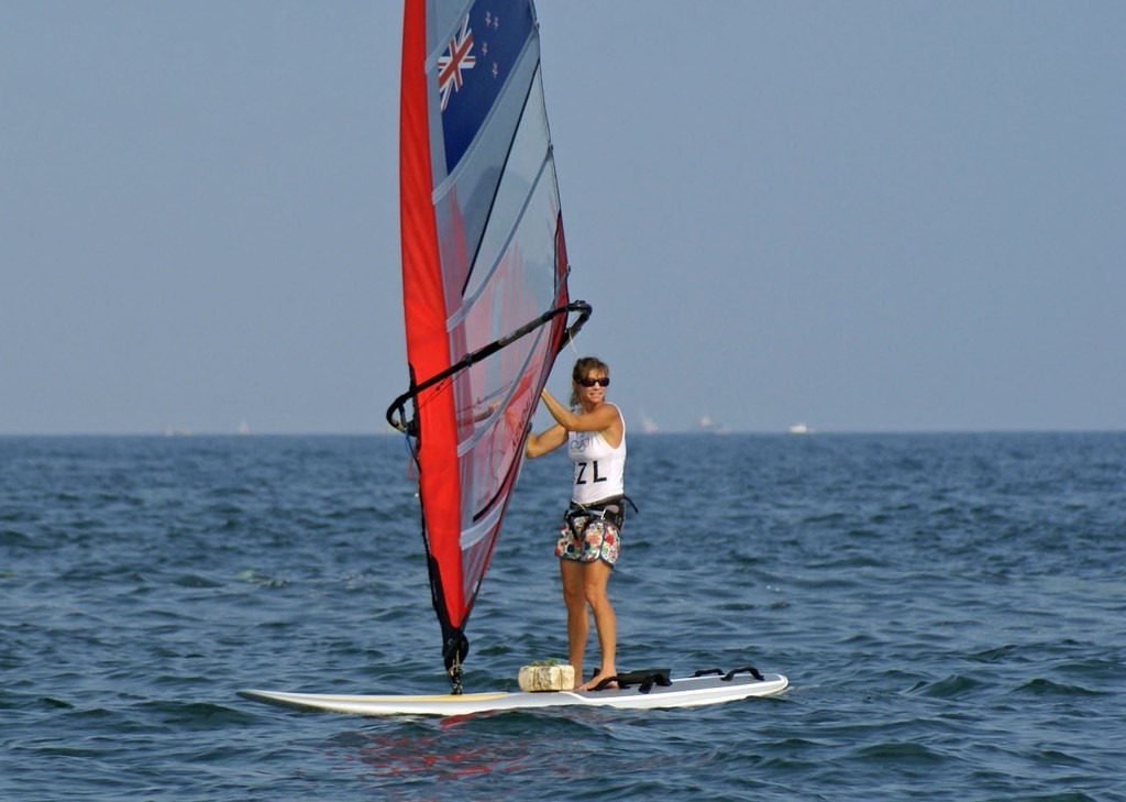 Barbara Kendall - 2008 Olympic Regatta - Day 8 -RS:X   © Richard Gladwell www.photosport.co.nz