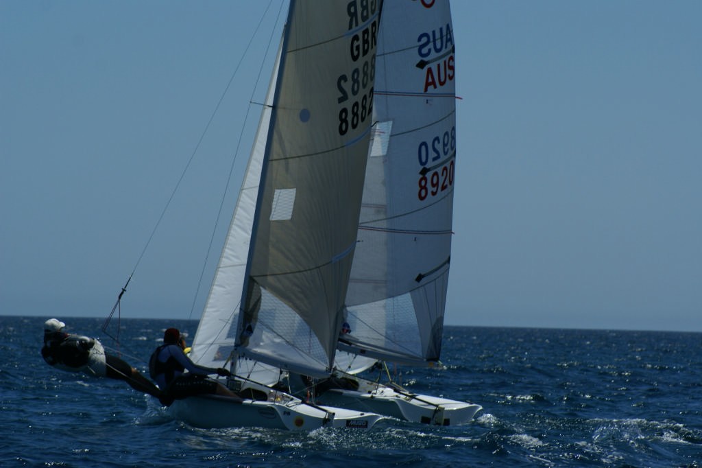 Race 9, 2007 SAP 505 World Championships © Sail-World.com /AUS http://www.sail-world.com