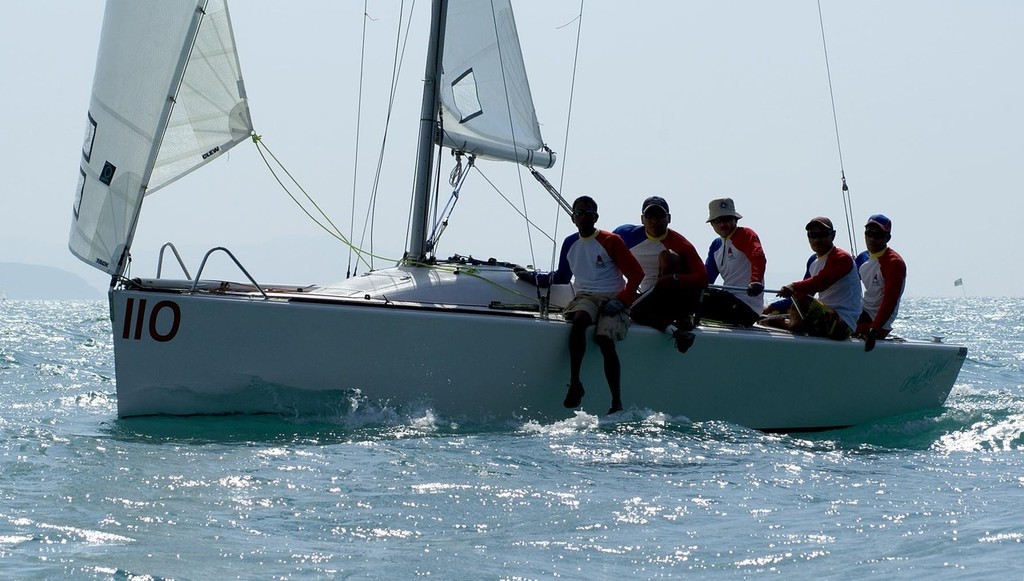 Team Philippines, 3rd overall at the mid way point,  24th SEA Games 2007 photo copyright Dave Moxey, RSYC taken at  and featuring the  class
