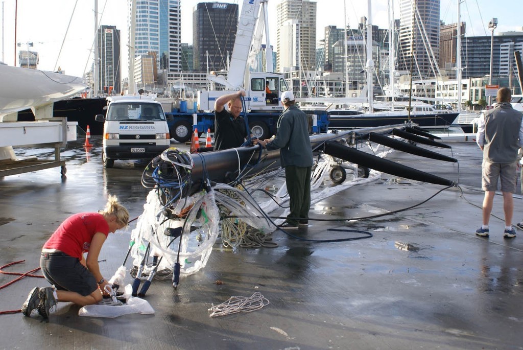 Southern Spars - Beau Geste - features a five spreader rig © Richard Gladwell www.photosport.co.nz