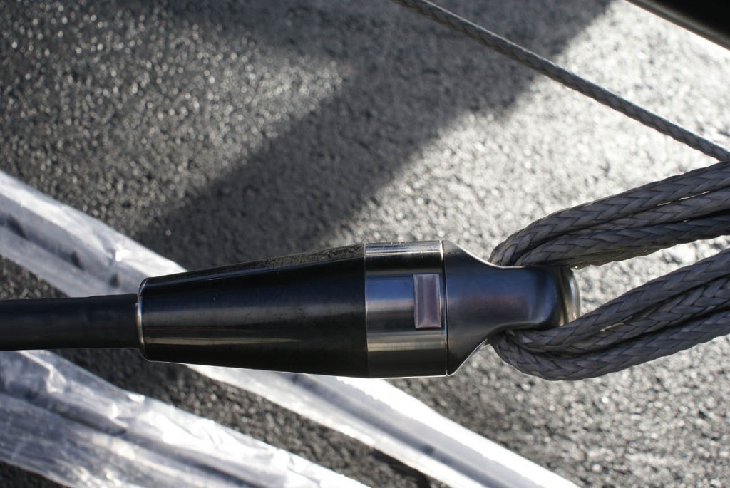 Southern Spars - Beau Geste - moulded EC6 end fitting © Richard Gladwell www.photosport.co.nz
