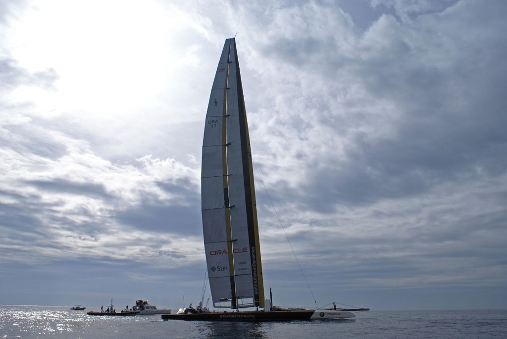 Day 1, 2010 America’s Cup, Valencia © Richard Gladwell www.photosport.co.nz