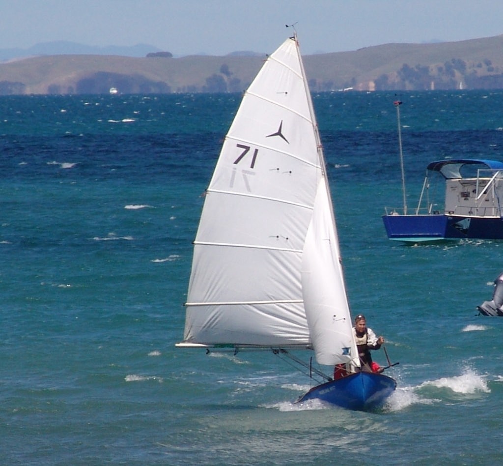 The new Mistral makes its debut at the Sir Peter Blake Regatta Torbay December 2006. Some of the similarities with the Serene class are apparent. © Richard Gladwell www.photosport.co.nz