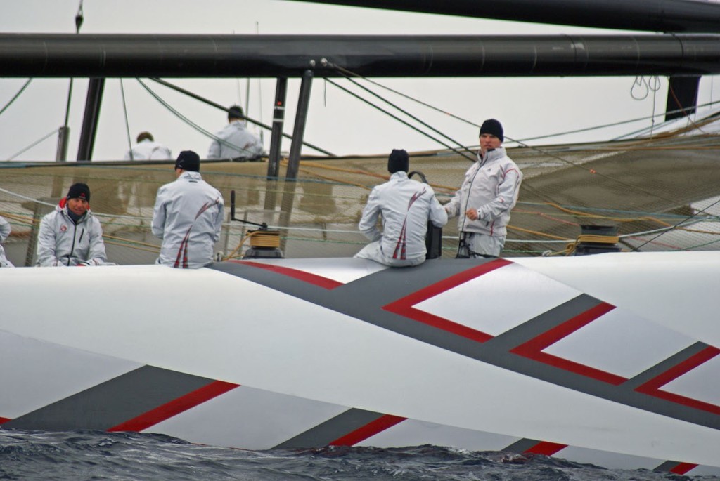 Day 1, 2010 America’s Cup, Valencia © Richard Gladwell www.photosport.co.nz