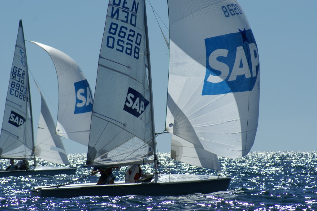 Idyllic conditions prevailed for Races 3 and 4 at the 2007 SAP 505 Worlds © Sail-World.com /AUS http://www.sail-world.com