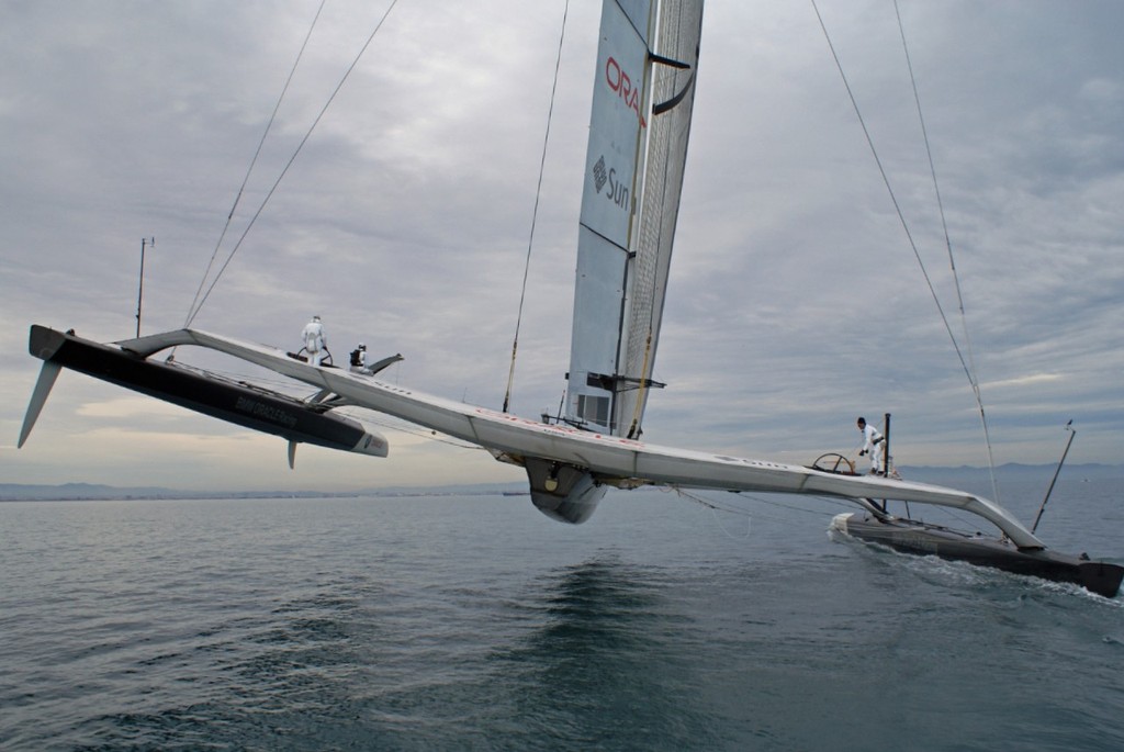 Practice Day, 2010 America’s Cup photo copyright Richard Gladwell www.photosport.co.nz taken at  and featuring the  class