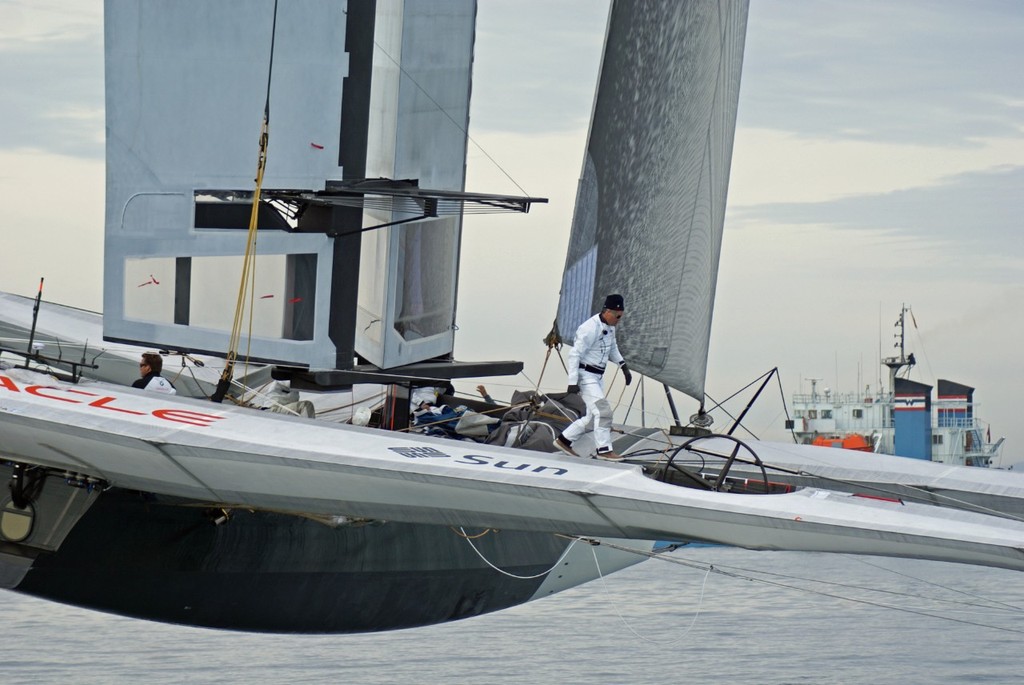 Practice Day, 2010 America’s Cup photo copyright Richard Gladwell www.photosport.co.nz taken at  and featuring the  class