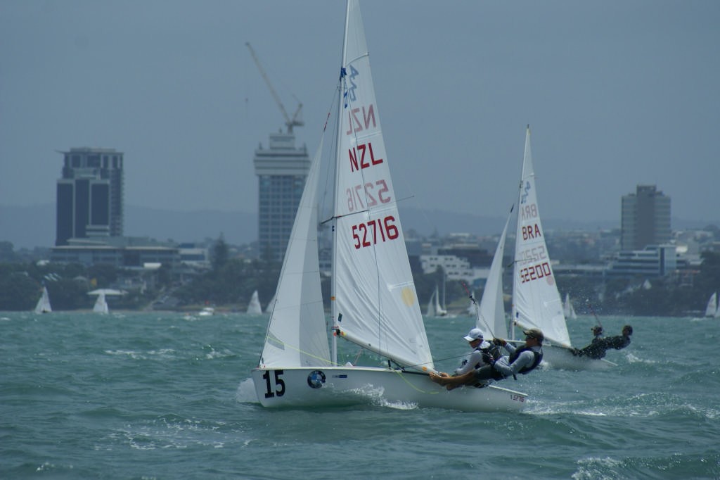 Carl Evans and Peter Burling are within an ace of defending their 420 Open World title photo copyright Sail-World.com /AUS http://www.sail-world.com taken at  and featuring the  class