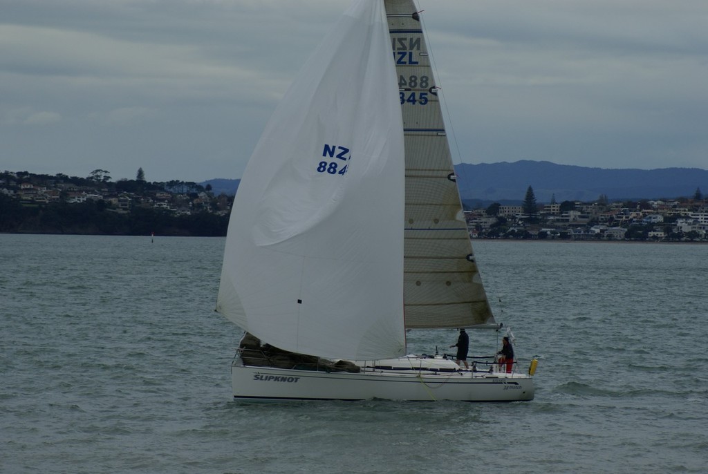 Slipknot in the 2007 Simrad Two handed series, Race 1 © Richard Gladwell www.photosport.co.nz