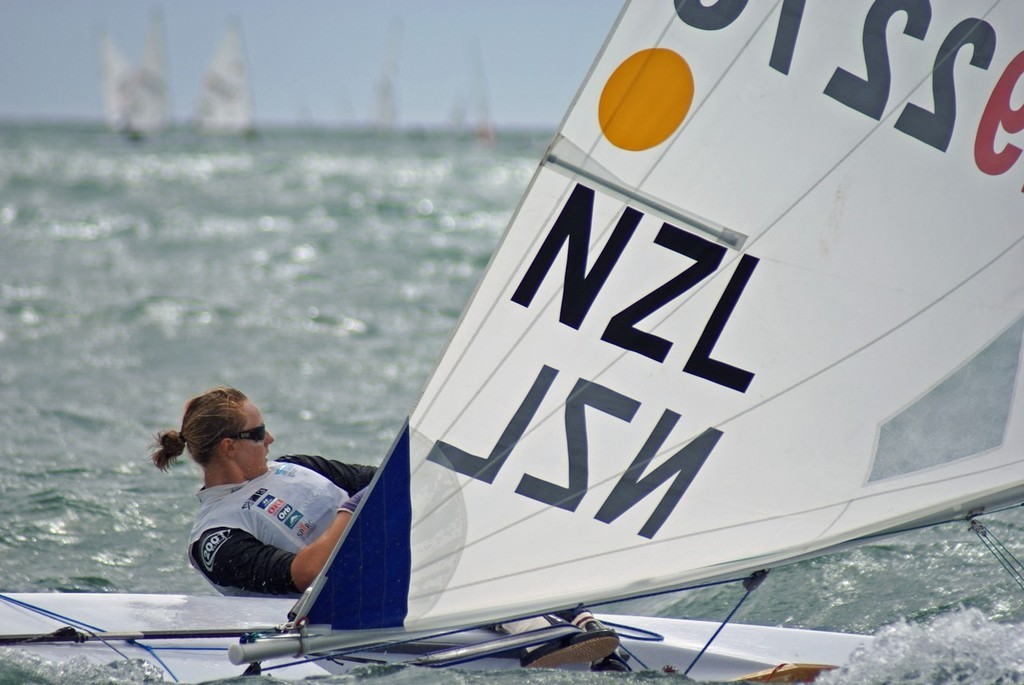 Cushla Hume-Merry took the silver medal in the Womens Youth World Championship, after a countback for first place. © Richard Gladwell www.photosport.co.nz