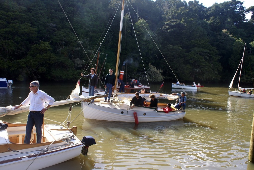 Part of the classic flotilla whicb accompanied the Jane Gifford to Warkworth © Richard Gladwell www.photosport.co.nz