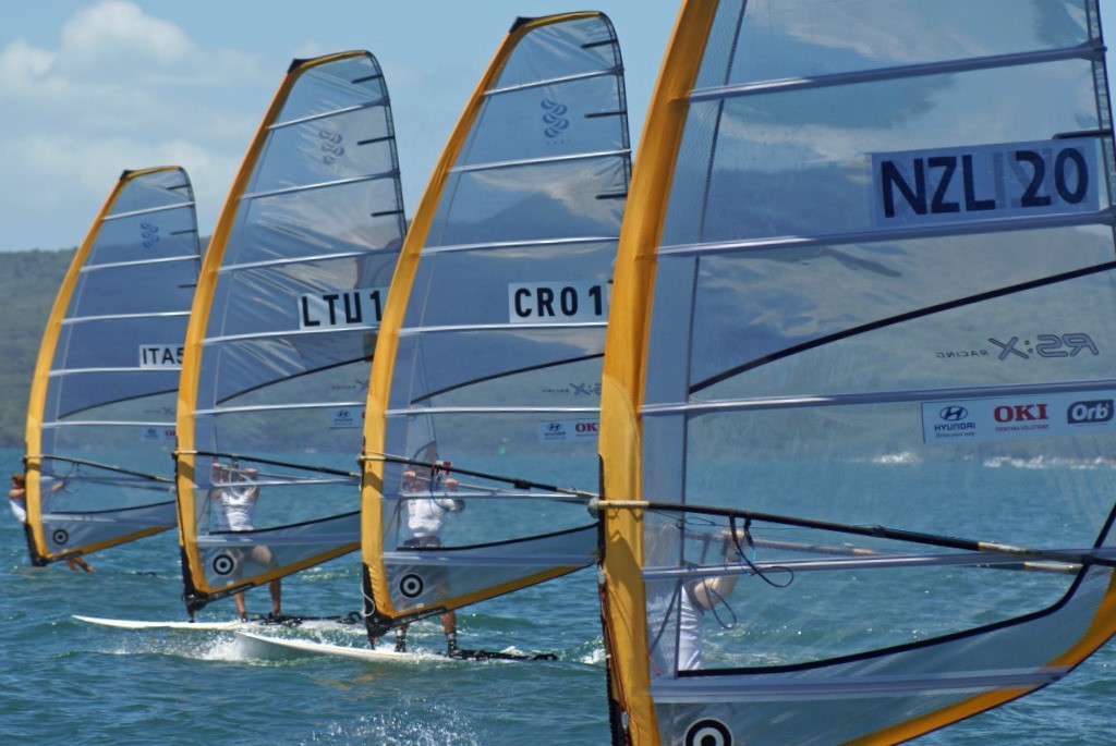 Day 1 RS:X NZ Worlds - Takapuna © Richard Gladwell www.photosport.co.nz