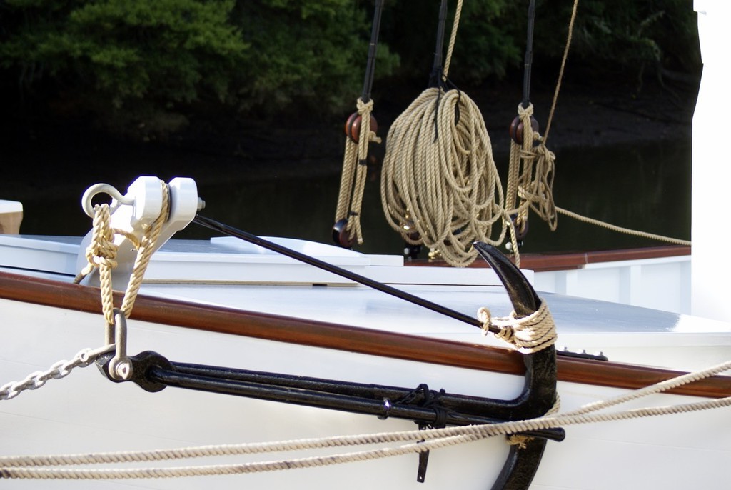 Traditional seafaring values and craftmanship  will be part of the education afforded by the Jane Gifford Launch, Warkworth © Richard Gladwell www.photosport.co.nz