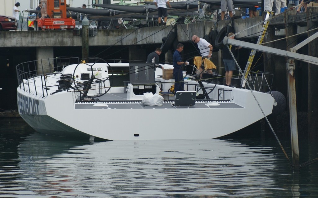 Speedboat - Viaduct Harbour - April 2008 © Richard Gladwell www.photosport.co.nz