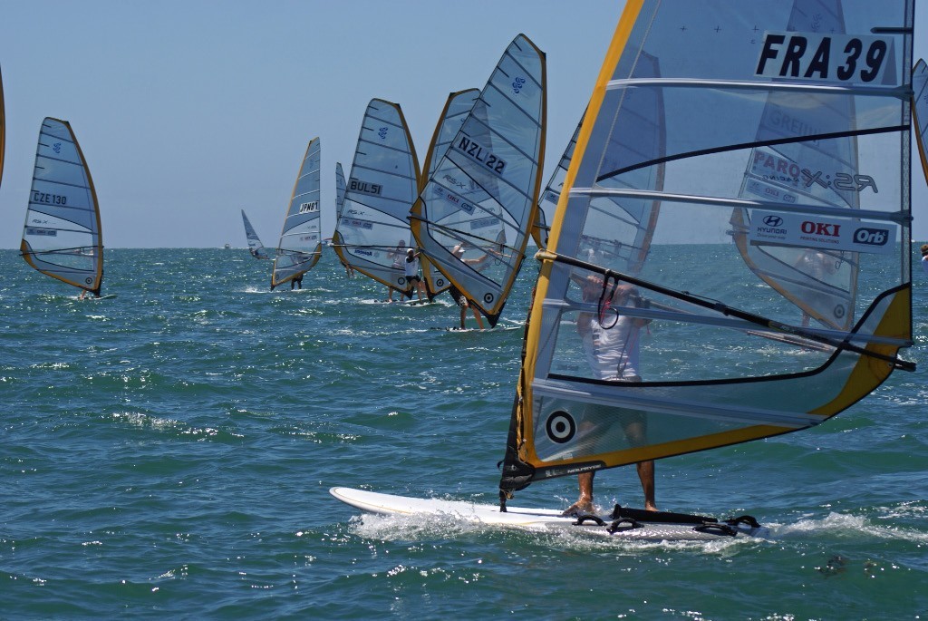 Tom Ashley (NZL), Day 1 RS:X NZ Worlds - Takapuna © Richard Gladwell www.photosport.co.nz