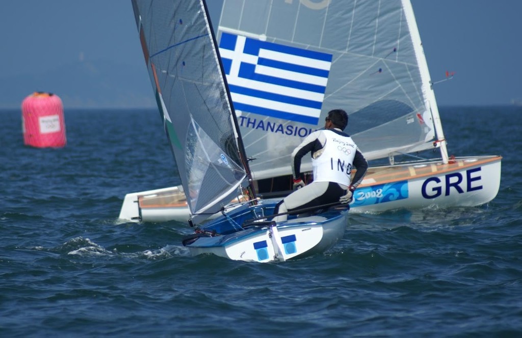 2008 Olympic Regatta - Day 2 - Finn - Race 4 © Richard Gladwell www.photosport.co.nz