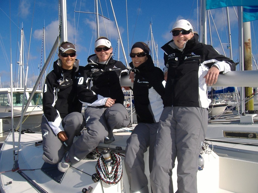 The New Zealand Womens Match Racing team at the World Championships, France © Event Media