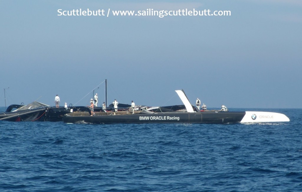 BOR90 dismasted off San Diego 3 November 2009 © Sailing Scuttlebutt.com www.sailingscuttlebutt.com
