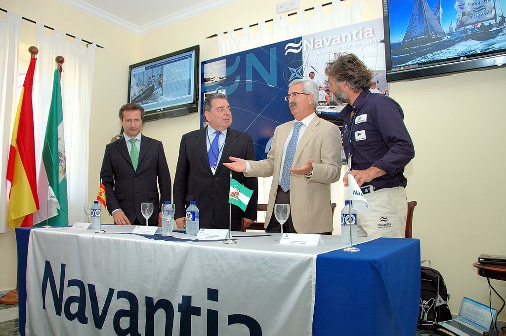 2008 Navantia Sailing Team presentation photo copyright MCC McCamp taken at  and featuring the  class