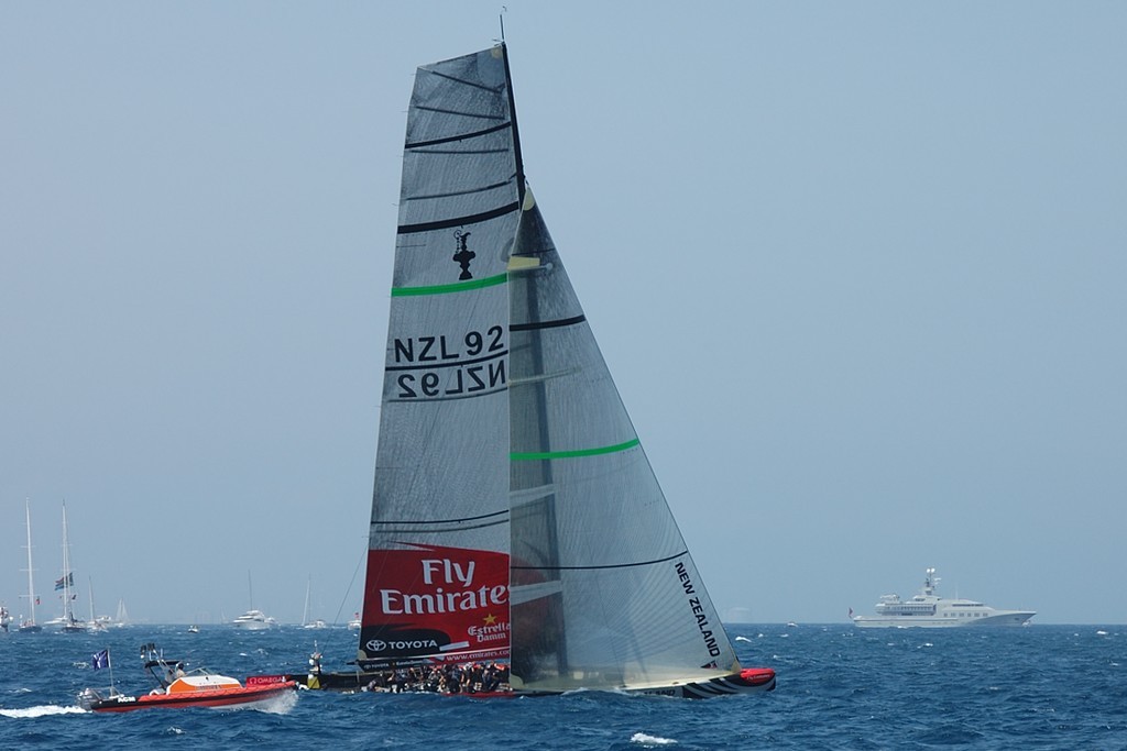 More design resources would have probably closed the gap for Emirates Team New Zealand © MCC McCamp