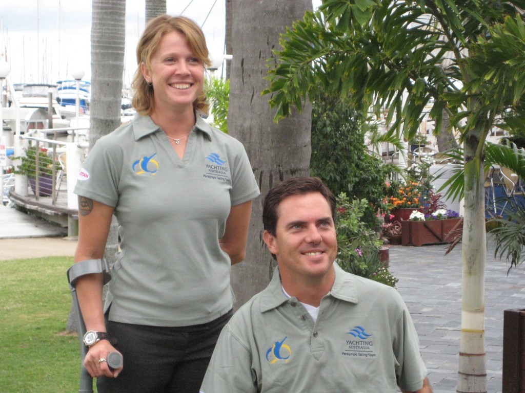 Daniel Fitzgibbon & Rachael Cox: Sailors With A Disability Award, Australian Yachting Awards 2008 photo copyright Australian Sailing Team http://www.australiansailingteam.com.au taken at  and featuring the  class
