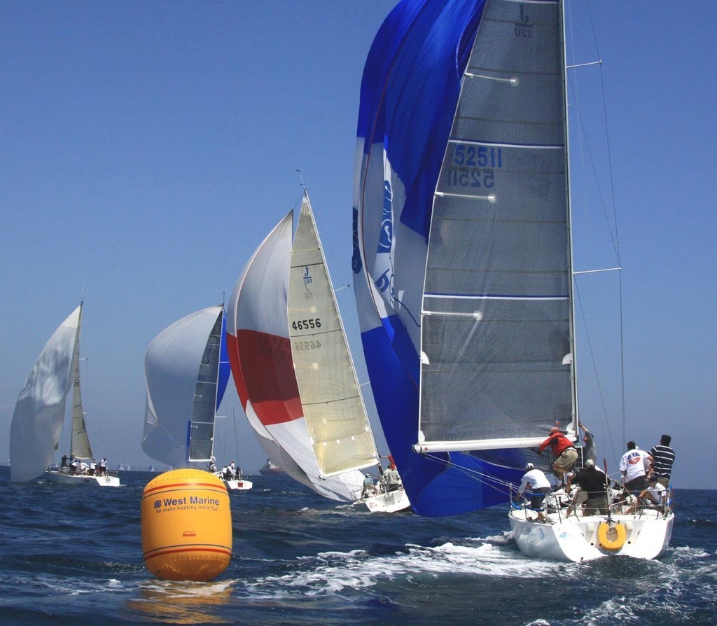 Day 2 - It's follow the leader downwind photo copyright Rich Roberts http://www.UnderTheSunPhotos.com taken at  and featuring the  class