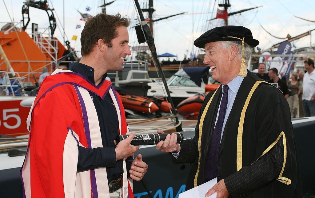 Ben Ainslie is made an Honorary Doctor of Sport  © onEdition http://www.onEdition.com