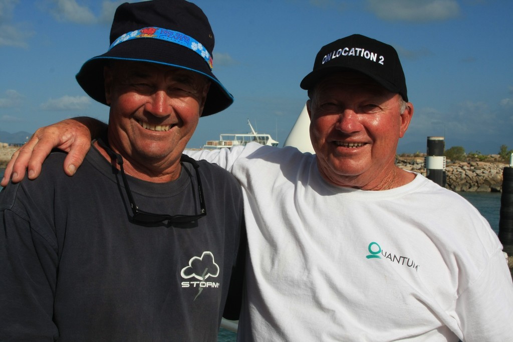 Skippers Don Algie (l) & Bob Robertson - Sunferries Magnetic Island Race Week 2009 photo copyright Sail-World.com /AUS http://www.sail-world.com taken at  and featuring the  class