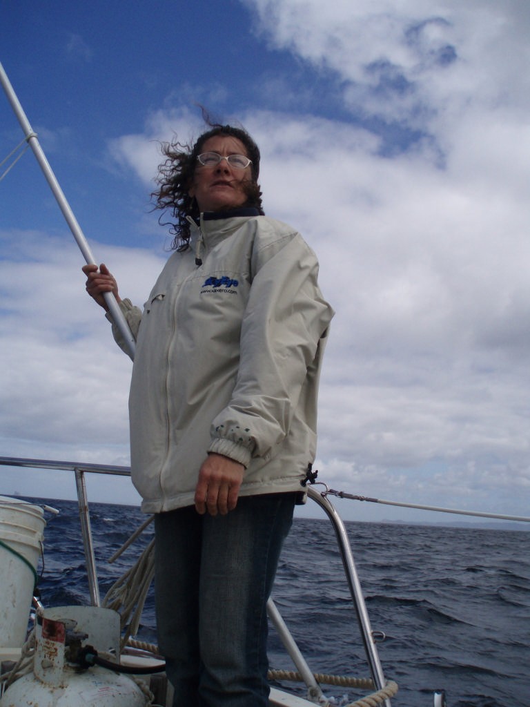 Donna Lange sailing Inspired Insanity photo copyright Angie Deister taken at  and featuring the  class