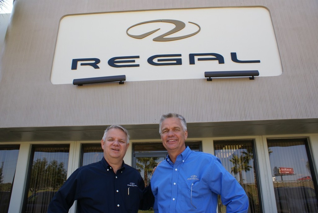 Tim (left) and Duane Kuck, the dual driving force behind Regal Marine Industries. - Regal factory tour © Bob Wonders